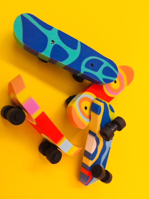 skateboard eraser 